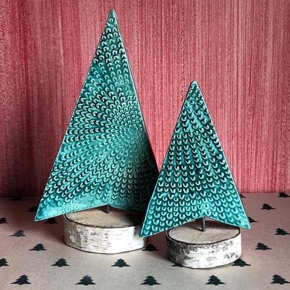 * SOLD *   "Jingle Bell" SALE!  Pine Trees - Picture 2 of 8